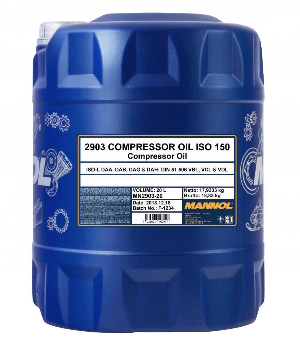 Compressor Oil ISO 150 2903